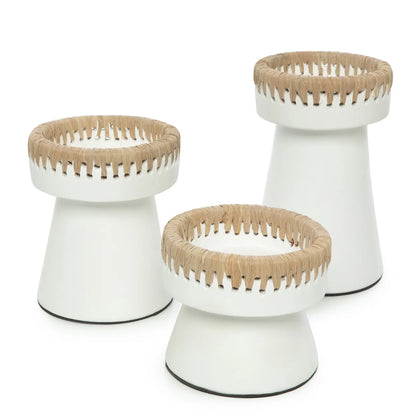Le Bougeoir Pretty - Blanc Naturel - S