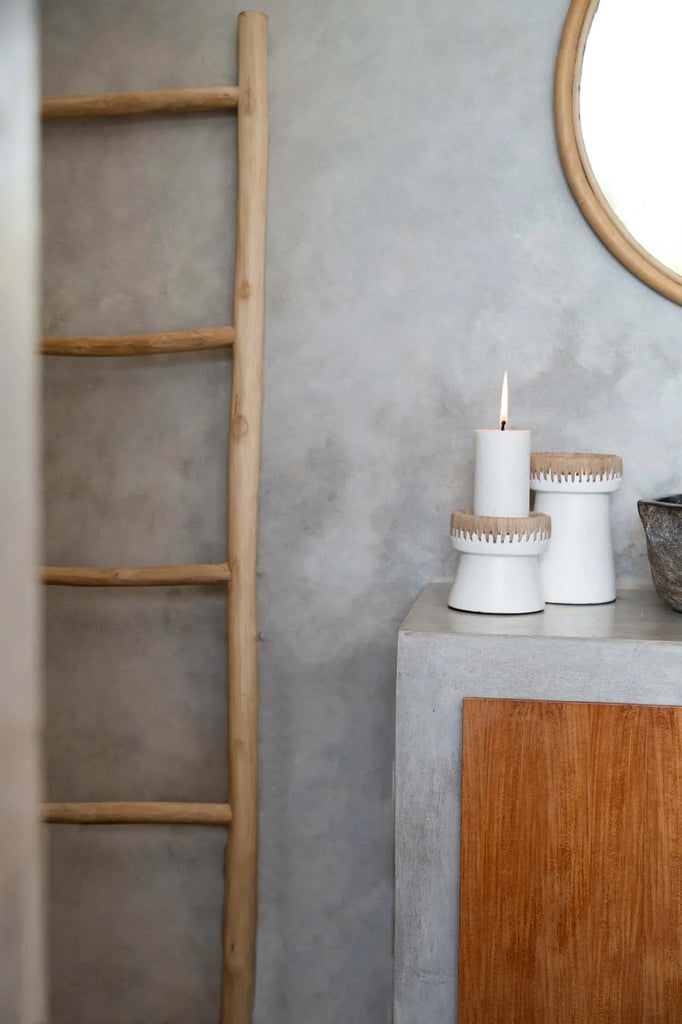 Le Bougeoir Pretty - Blanc Naturel - S